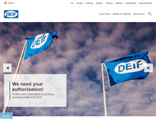 Tablet Screenshot of deif.dk